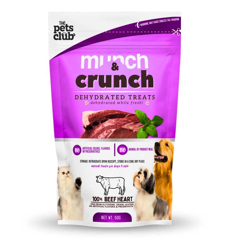 Munch & Crunch Dehydrated - Beef Heart