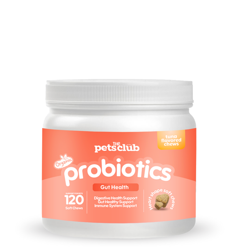 Heart-Shaped Probiotic Chews – Tuna Flavor
