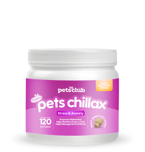 Heart-Shaped Pets Chillax Chews – Tuna Flavor