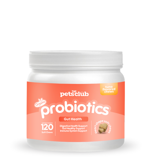 Heart-Shaped Probiotic Chews – Tuna Flavor